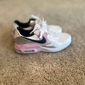 Nike White Pink Black Running Sneakers